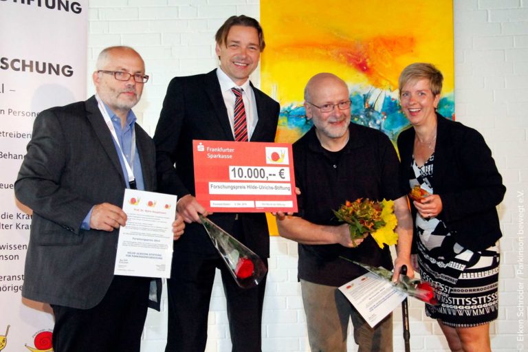 Stiftungspreisverleihung 2014 - Dr. Jürgen Weber, Prof. Dr. Hauptmann, Bernd Braun, Stephanie Heinze
