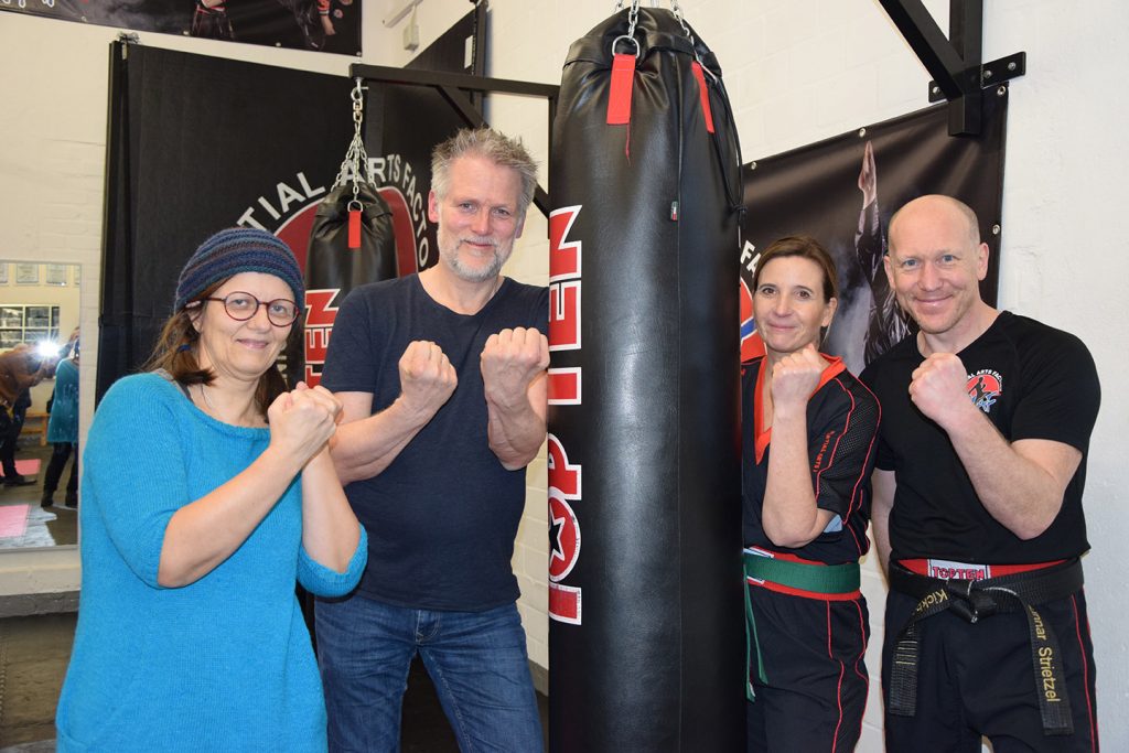 Projekt Kickboxen gegen Parkinson - Teambild