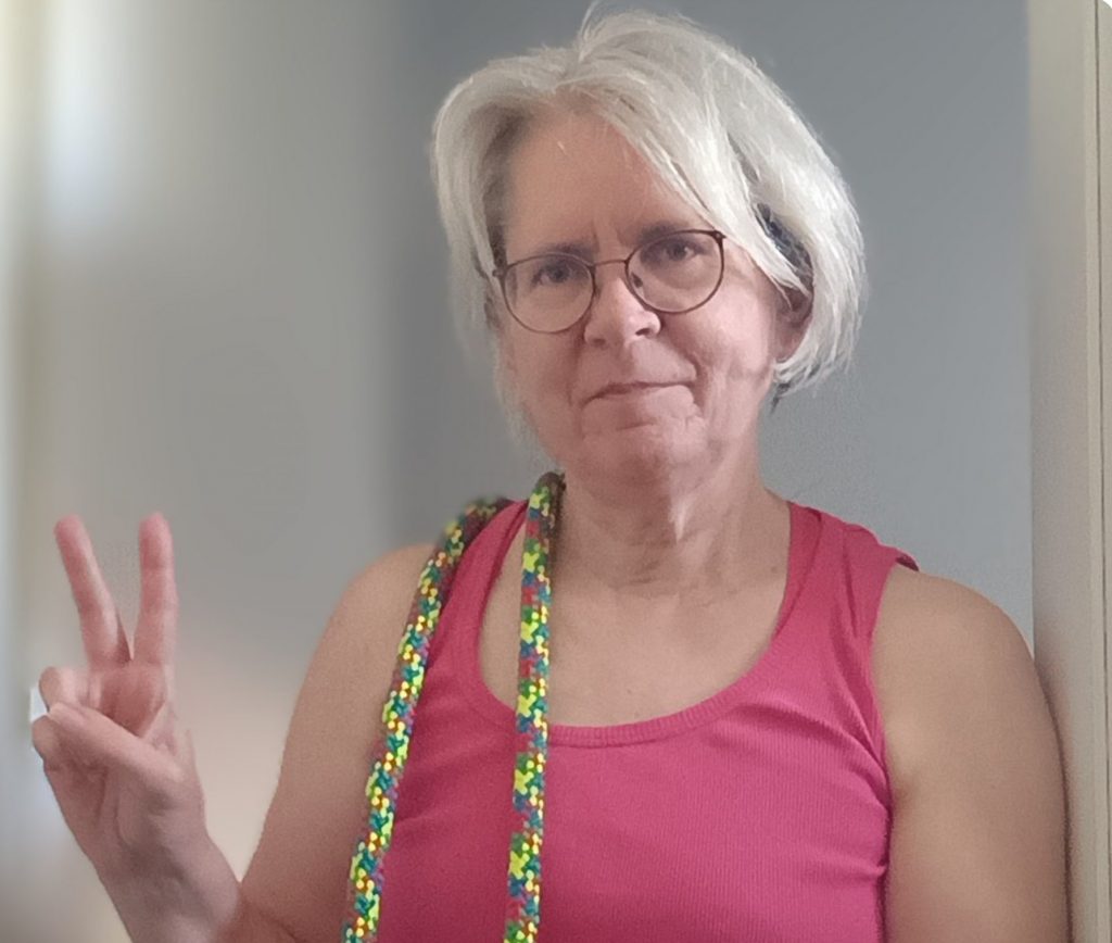 Alltagsheldin Elke Kampa mit einem Rope-Flow-Seil